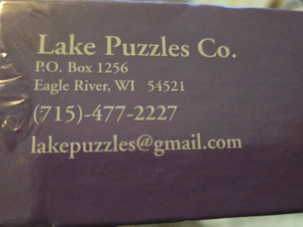 Eagle River, WI Ice Castles 1947, 1957, 1976, 1995 550-Piece Jigsaw Puzzle Sealed Dent Back