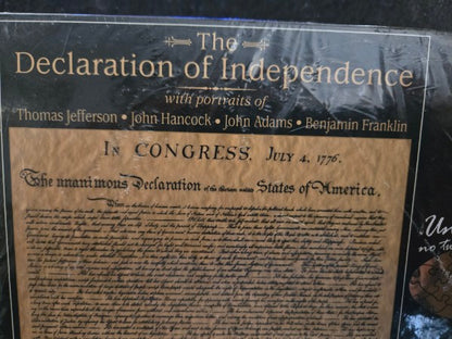 Historic Documents From The Past Declaration Of Independence Jigsaw Puzzle 750 Pc factory sealed