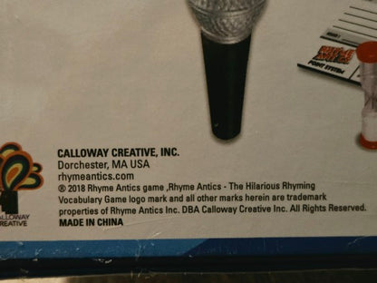 Rhyme Antics The Hilarious Rhyming Vocabulary Game Party Game Factory Sealed