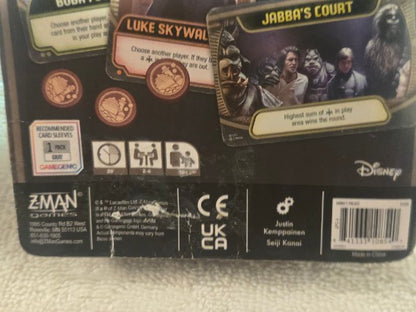 Star Wars Jabba's Palace A Love Letter Game Z-Man Games New Sealed