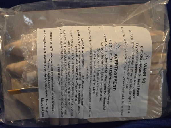 ANNIES YOUNG WOODWORKERS BLUE TIGER AEROBATICS COMPLETE KIT NEW SEALED YWW35 (Copy) (Copy) (Copy)