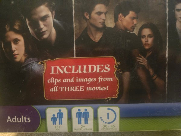 2010 Scene It? The Twilight Saga Deluxe DVD Board Game NEW Factory Sealed Mattel