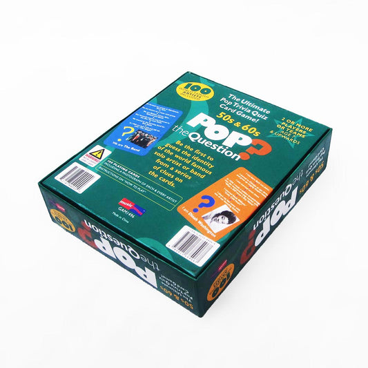 50's & 60's POP the QUESTION? Pop Music Trivia Quiz Card Game Guess the Artist new factory sealed!