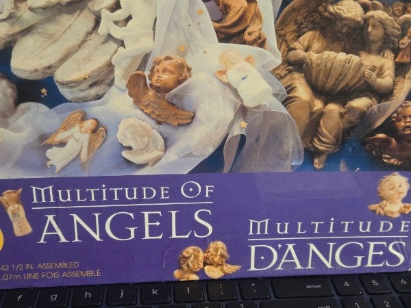 AUTHENTIC SPRINGBOK 2000 PIECE PUZZLE MULTITUDES OF ANGELS LARGE 42.5" X 34" NEW