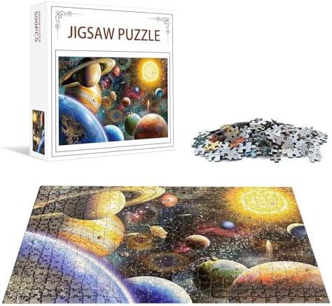 Nattork Space - Solar System - Planets 1000 Pc Puzzle 27" X 20" ABCDEF System
