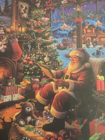 Cheerful Chalet Advent Calendar Jigsaw Puzzle 1000 Piece Christmas 24 Days NEW Sealed