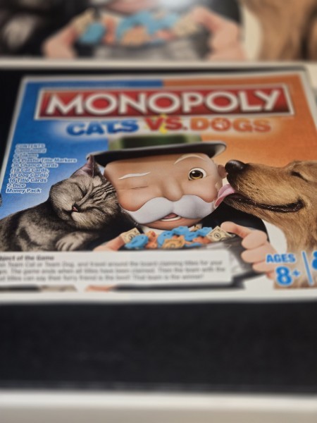 Monopoly Cats vs. Dogs Board Game - Open Box / Sealed Components