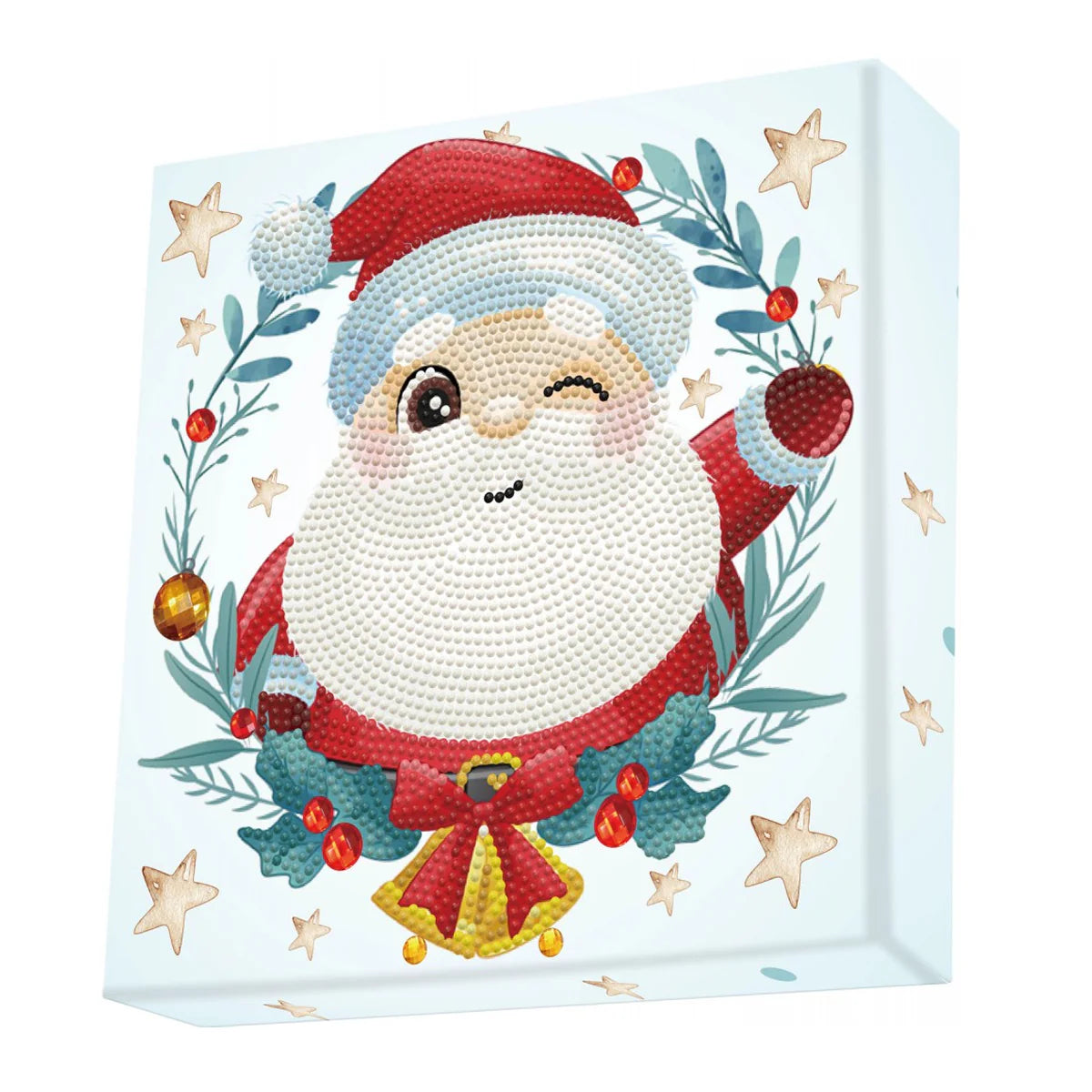 CHRISTMAS TRIO SANTA DOTZ BOX DIAMOND DOTTING BOX COMPLETE KIT NEW SEALED
