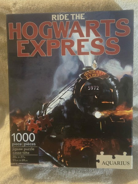 Harry Potter Ride The Hogwarts Express 1000 Piece Jigsaw Puzzle Aquarius New