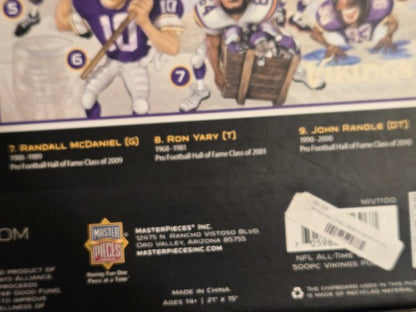 Minnesota Vikings NFL All-Time Greats 500-Piece Jigsaw Puzzle - MasterPieces