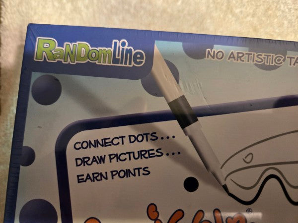 New Squiggle Connect Drawing Game RandomLine Factory Sealed NAPPA Gold Award Rare Find!