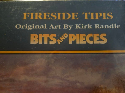 Rare - Retired 1000 Pc Light Up Puzzle Fireside Tipis [Teepee} Indians - Native American Scene New Sealed
