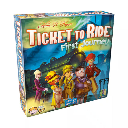 2021 Ticket To Ride - First Journey -Days Of Wonder Kids Learning Game 80 Trains Included. New Sealed