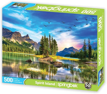 NEW Springbok Jigsaw Puzzle "Spirit Island" 500 Pieces Factory Sealed Made in USA