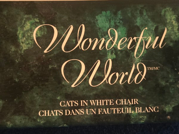SURE-LOX 1000 Piece Jigsaw Puzzle Wonderful World "Cats in White Chair" NEW