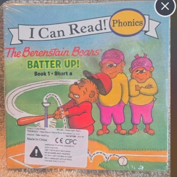 NEW The Berenstain Bears 12-Book Phonics Fun! Mini Paperback Set I Can Read! Vowels