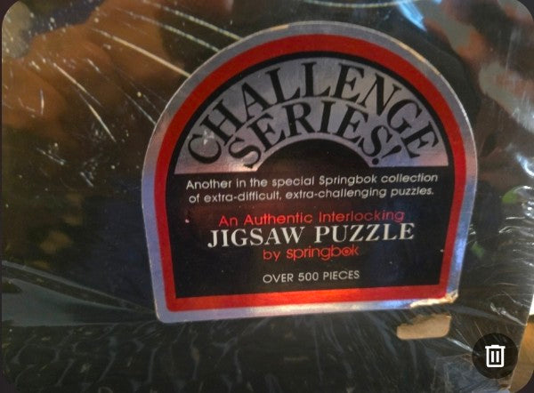 1977 Vintage Springbok Challenger series Black Cat “Midnight" 500+ puzzle New sealed