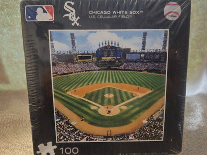 Vintage Chicago White Sox U.S. Cellular Field 100 Piece Puzzle Factory Sealed 2010 Fundex