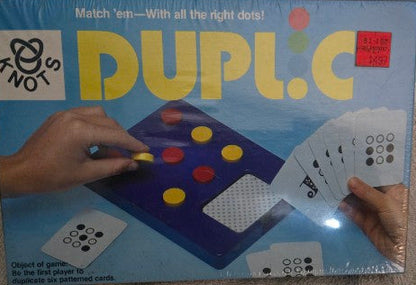 Vinintage 1981 DUPLIC Board Game by Knots Inc Factory Sealed New Old Stock (NOS)