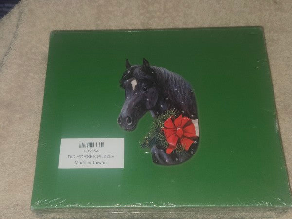 Share Stable Buddies Horse Holiday Jigsaw Puzzle 1000 Piece Linda Picken Panoramic NEW