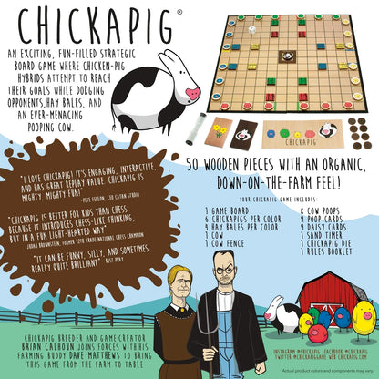 Buffalo Games Chickapig Strategic Family Board Game 2-4 Players Ages 8+ NEW SEALED
