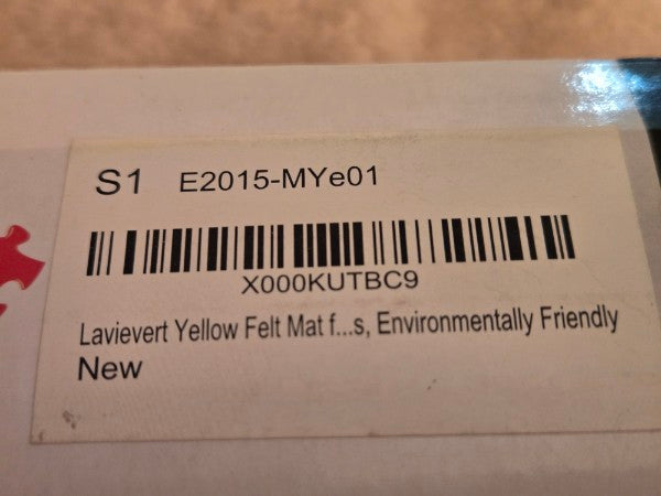 Share Lavievert Yellow Puzzle Roll-Up Mat W/ Inflatable Tube - New (Distressed Box)
