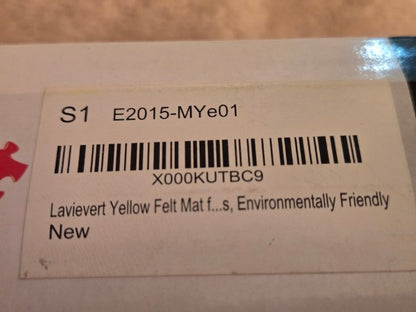 Share Lavievert Yellow Puzzle Roll-Up Mat W/ Inflatable Tube - New (Distressed Box)