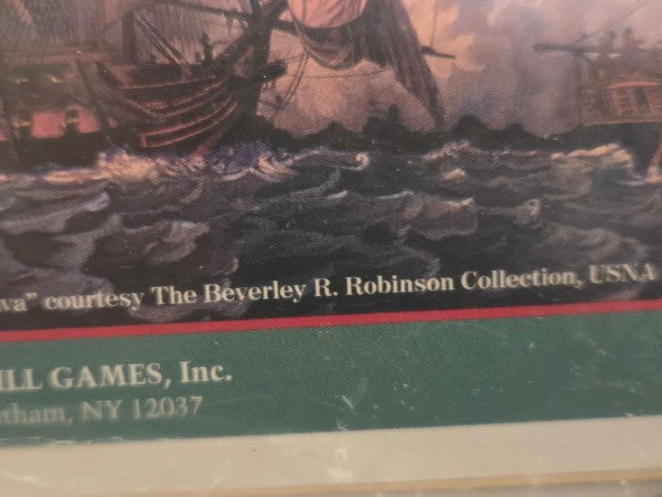 Frigates! American Adventure Games Chatham Hill New Sailing Warship Board Game