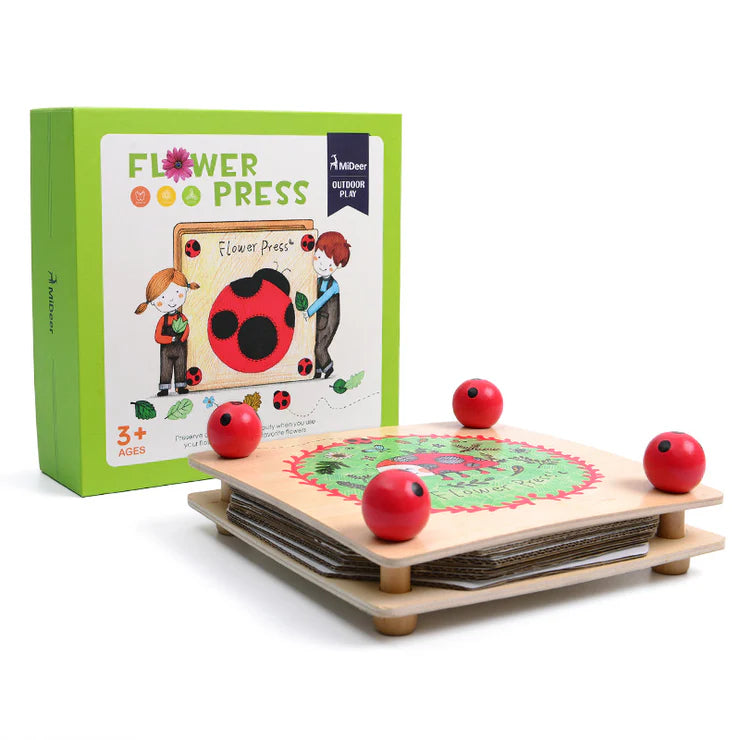 MIDEER - FLOWER PRESS. PRESERVE A BIT OF NATURES BEAUTY AGES 3+ Kids Craft