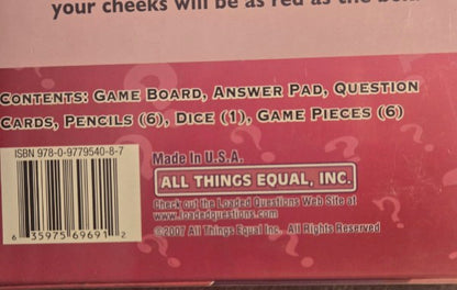 Share Loaded Questions - Adult Version Expose Yourself Even More Adult Party Game New!