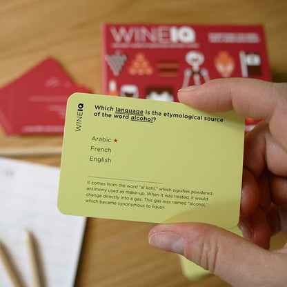 Share WINE IQ Adult Party Game Of Questions And Risk Taking. Learn About Wine Fun Way