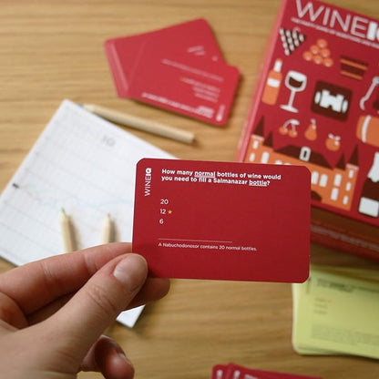 Share WINE IQ Adult Party Game Of Questions And Risk Taking. Learn About Wine Fun Way