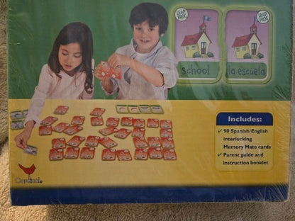 Leap Frog Bilingual Memory Mate Card Game Spanish Sight Words Homeschool New Factory Sealed