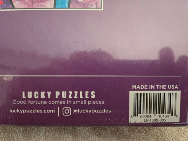 Lucky Puzzles Dean Russo DOG LOVE 1000 Piece Jigsaw Puzzle Artist Series NEW FACTORY SEALED