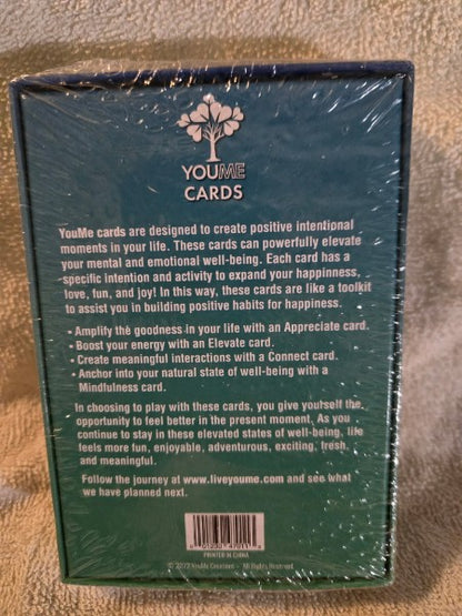 New Sealed YouMe Cards 45 Cards Emotional & Mental Well-Being Mindfulness Deck