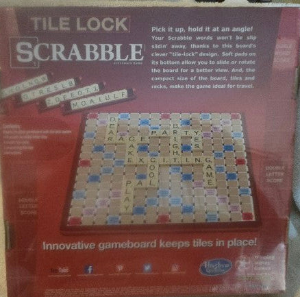 Tile Lock Scrabble Board Game Winning Moves Hasbro Brand New Factory Sealed NOS
