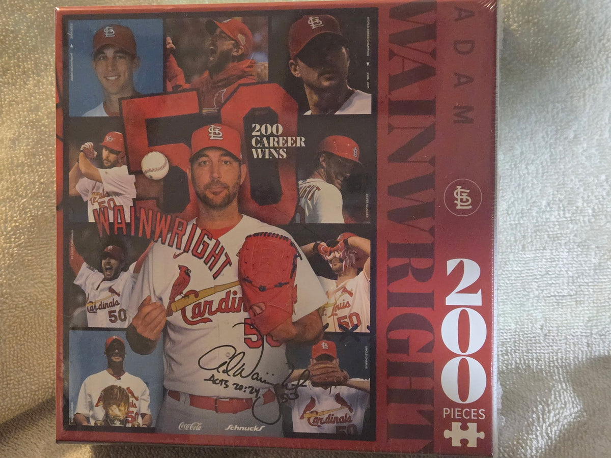 Adam Wainwright St. Louis Cardinals 200 Career Wins 200 Piece Puzzle Factory Sealed Stadium Giveaway