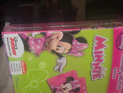 Share Disney Minnie Mouse Memory Match Game 72 Cards Cardinal Disney Junior NEW Sealed