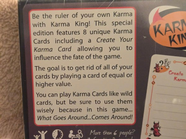 NEW SEALED Karma King Card Game RARE Out of Print (OOP) SET Enterprises 60 Cards