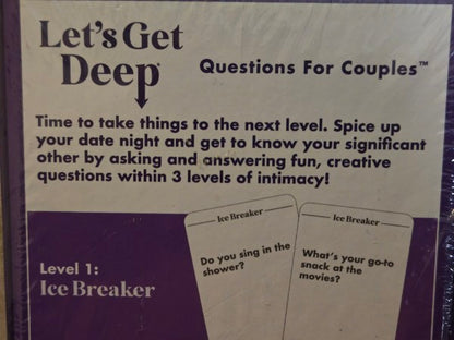 NEW What Do You Meme Let's Get Deep Questions For Couples Card Game Sealed NOS