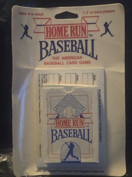 RARE 1989 "Creative Think" Homerun Baseball Card Game - Factory Sealed, Unopened! Obscure Indie Game, Rochester MN