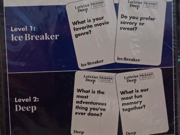 Let's Get Deep Friends Edition Card Game New Sealed What Do You Meme 300 Cards
