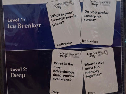 Let's Get Deep Friends Edition Card Game New Sealed What Do You Meme 300 Cards