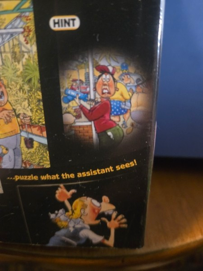 A MUST HAVE FOR PUZZLE LOVERS... Wasgij Original Mini 1 - Weed Killer - 54 Piece Jigsaw Puzzle NEW SEALED