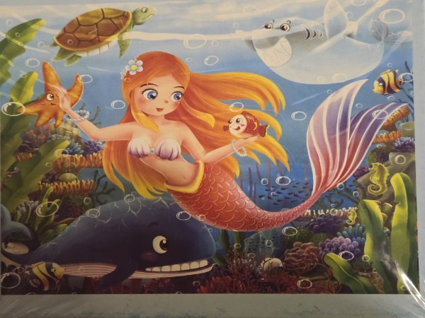Aoumi Mermaid Jigsaw Puzzle - 100 Pieces -New & Sealed - Colorful Undersea Scene