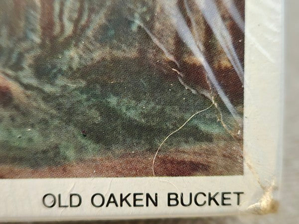 Share Vintage 1960s Currier & Ives "The Old Oaken Bucket" 500 Piece Jigsaw Puzzle New Sealed