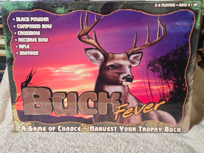 Buck Fever Board Game Hunting Strategy Chance 2007 New Factory Sealed 2-6 Players