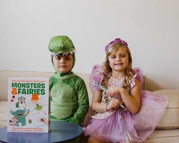 Monsters & Fairies -Draw Your Own Monsters & Fairies Game {Roll And Write Games} new sealed