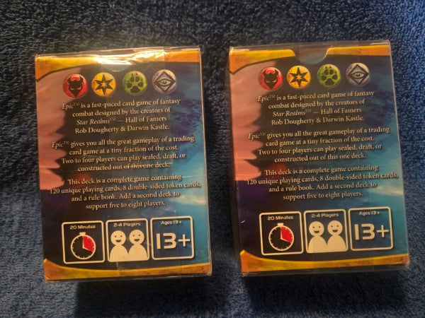 Epic Card Game Ultimate Bundle: 2x Base Sets + Epic Duels Starter | New & Sealed