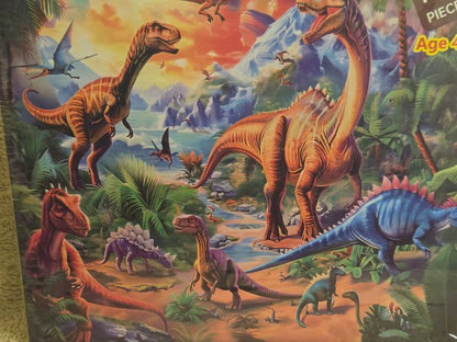 TOCHILD Dinosaur Jigsaw Puzzle for Kids 100 Piece New Sealed Ages 4+ T-Rex 15x11